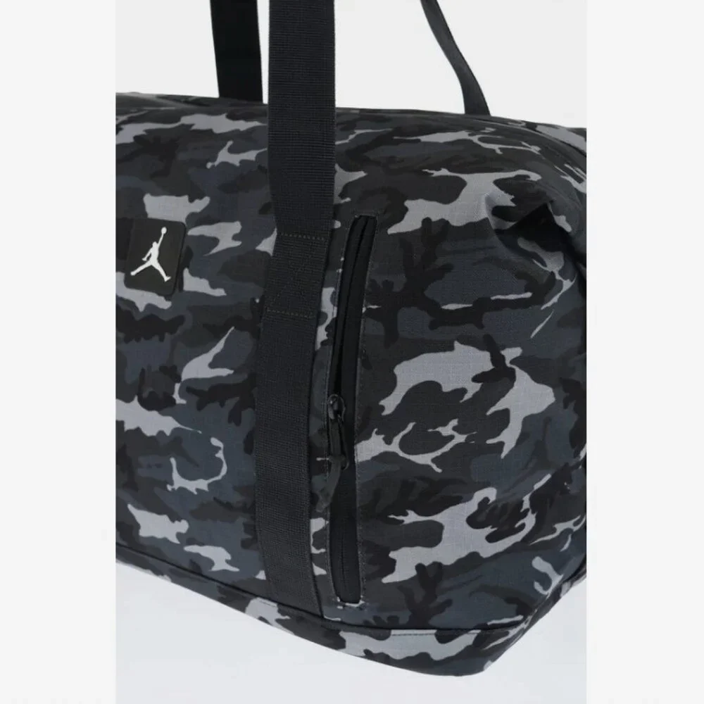 Jordan Flight Duffle Cordura Travel Training Gym Overnight Bag 40L Grey Camo